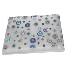 ESTUCHE MATE MACBOOK 13.3" Air A1932 CON DISEÑO FLORES AZULES(DDC-144)