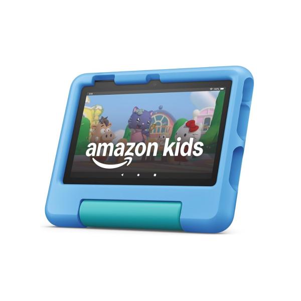 Tablet Fire HD 7" 16GB Kids 12TH Generacion con Suscripcion Amazon - Celeste
