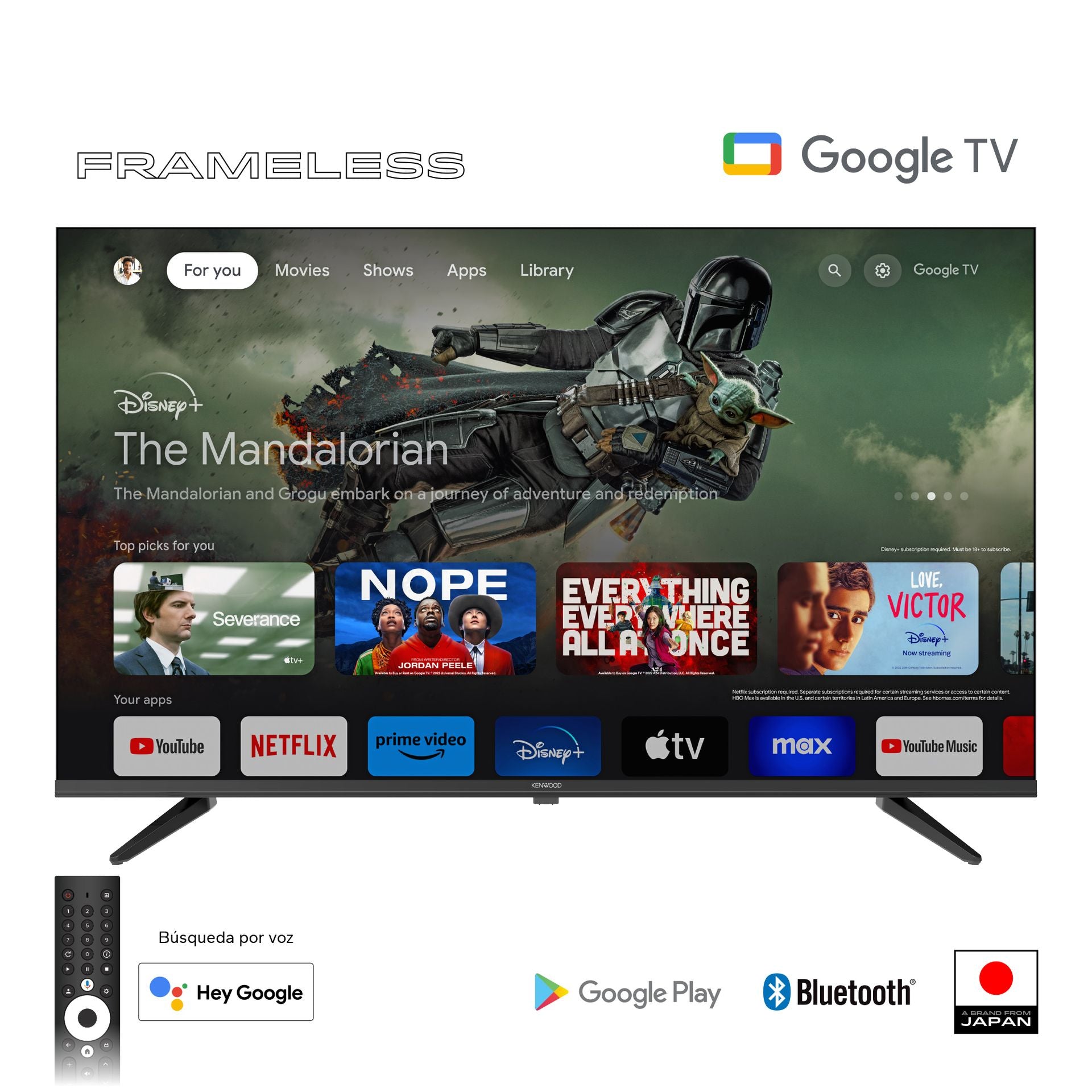 Kenwood televisor 58" - LTK-K58B53G