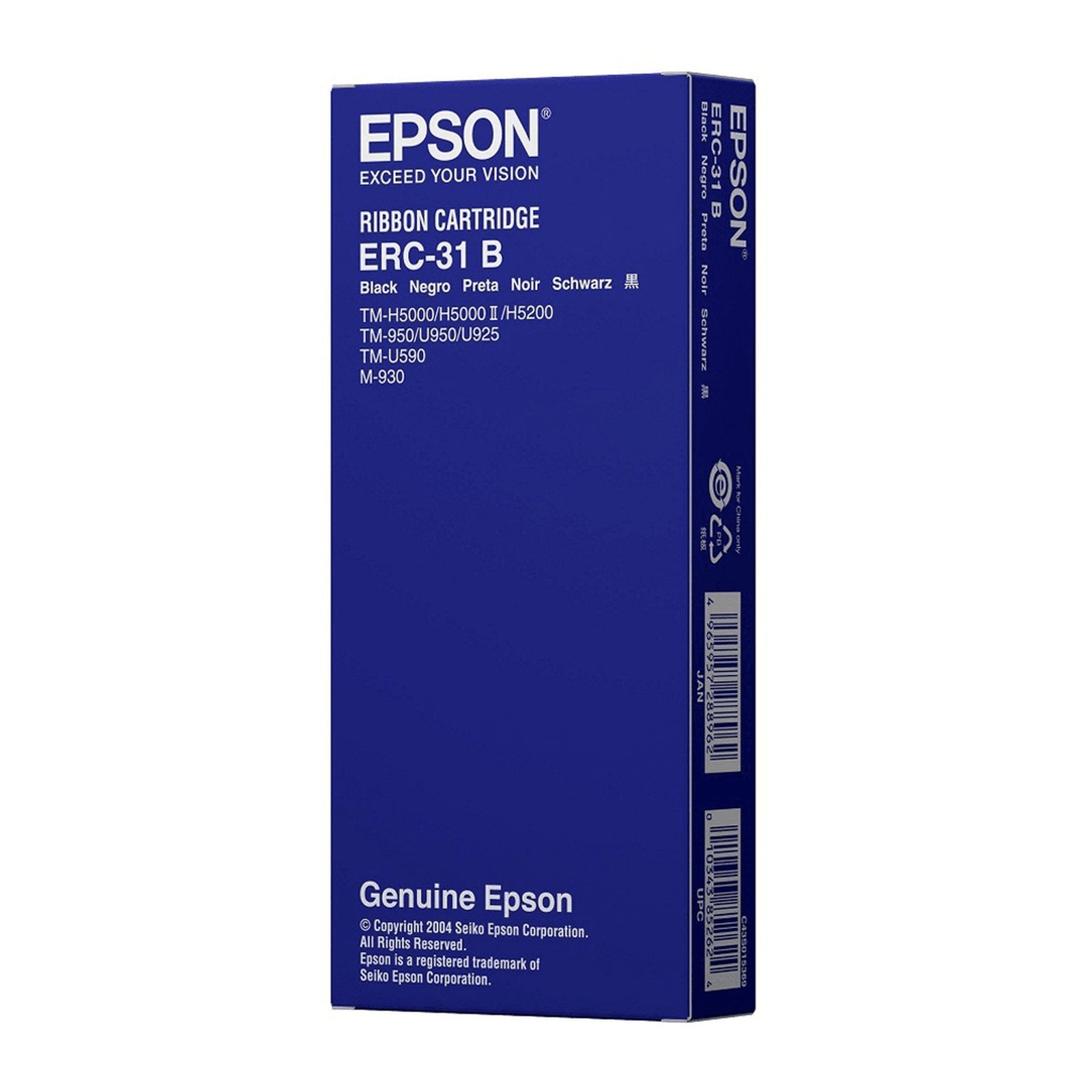 Epson cinta negra para tm 930 TM-H5000 TM-U590 TMU950 ERC-31B
