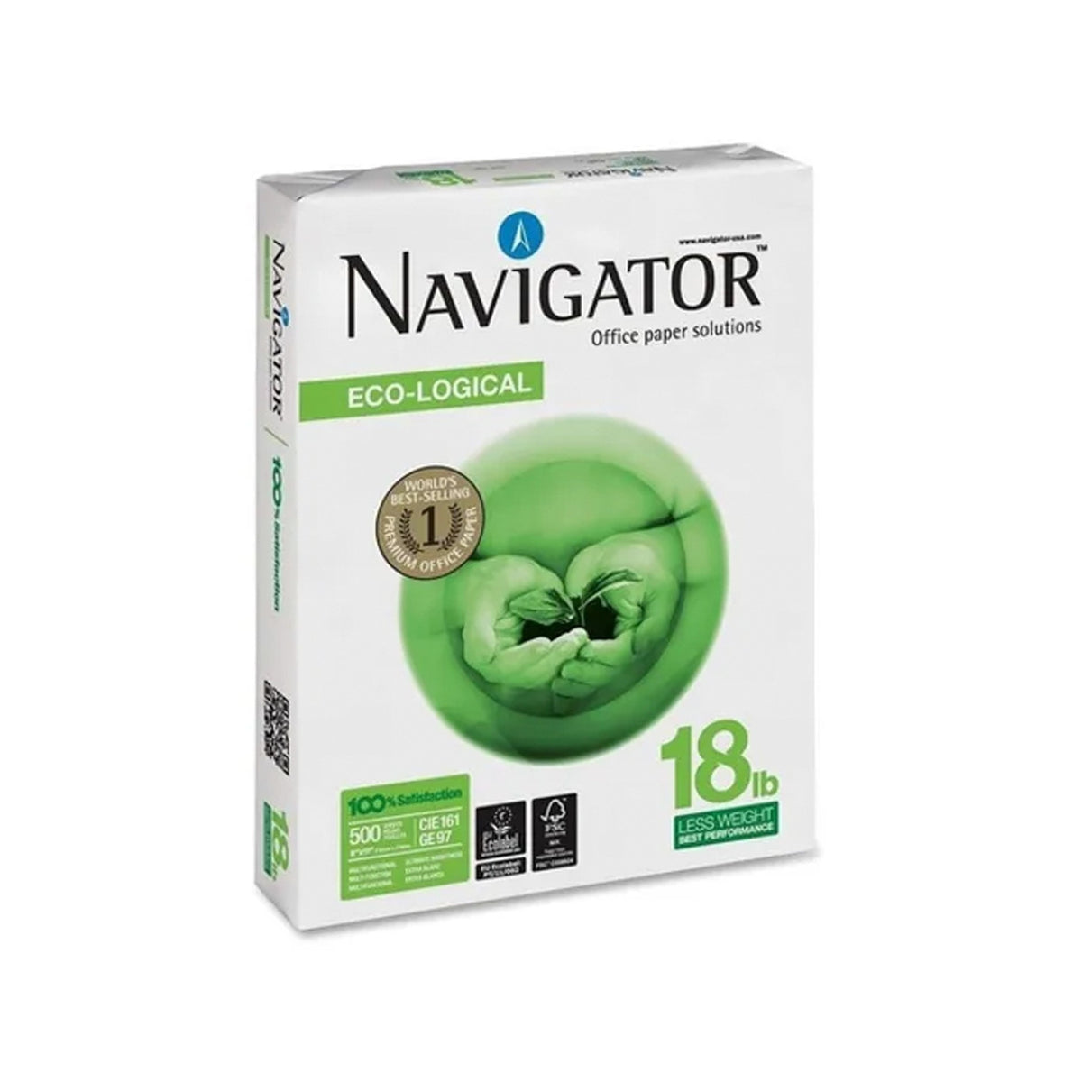 Navigator Papel Eco Bond 18 Lb Carta Caja 10 Resmas NEC0700010 Imagen principal del producto