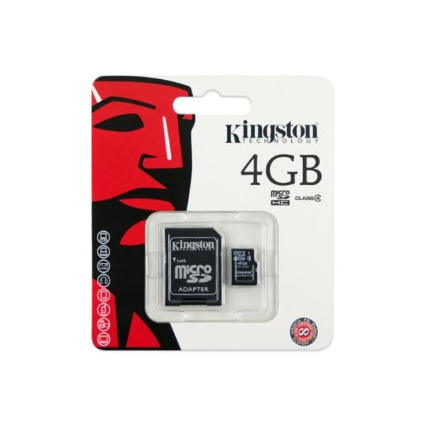 MEMORIA MICRO SD KINGSTON CLASE 10 ORIGINAL 4GB