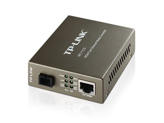 ADAPTADOR TP LINK CONVERTIDOR  10/100 MBPS WDM MEDIA MC111CS UN