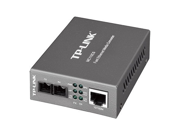 ADAPTADOR TP LINK CONVERTIDOR  10/100 MBPS SINGLE MODE MC110CS UN