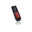 Memoria USB ADATA AC008 64GB USB 2.0 negro rojo
