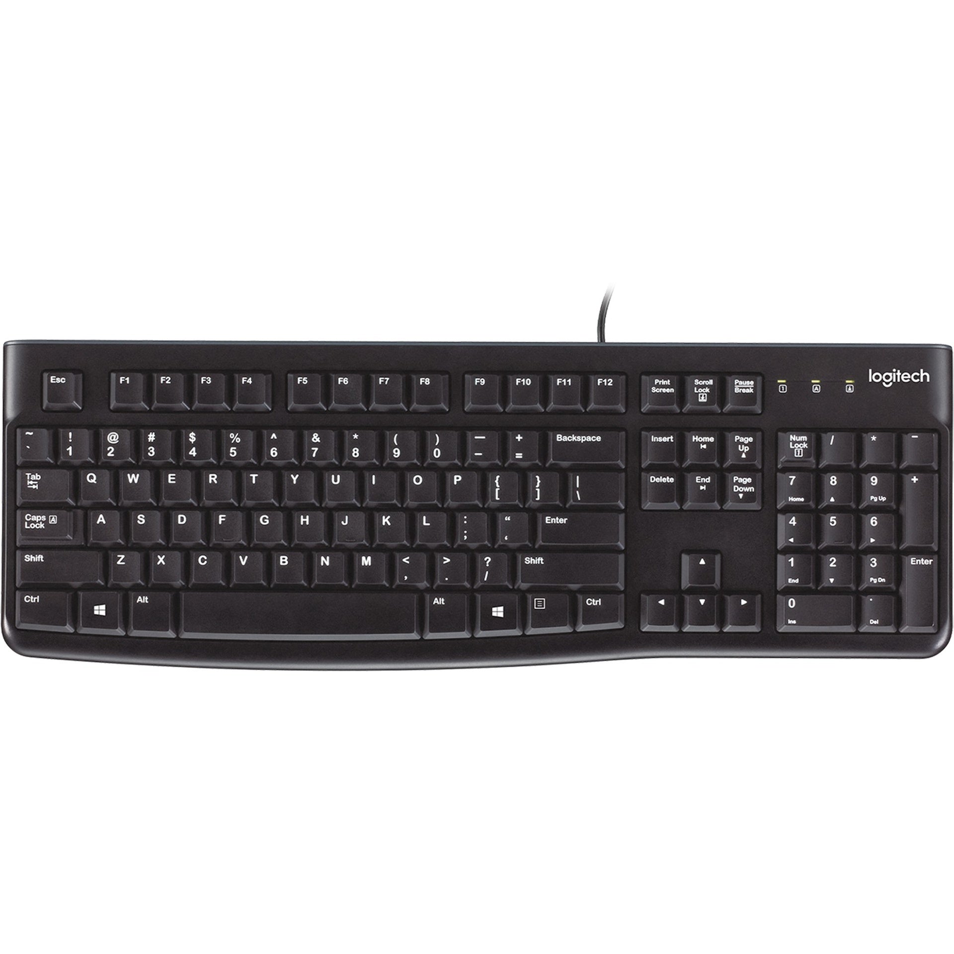 Logitech K120 Teclado Alambrico USB Español Negro Resistente Imagen principal del producto