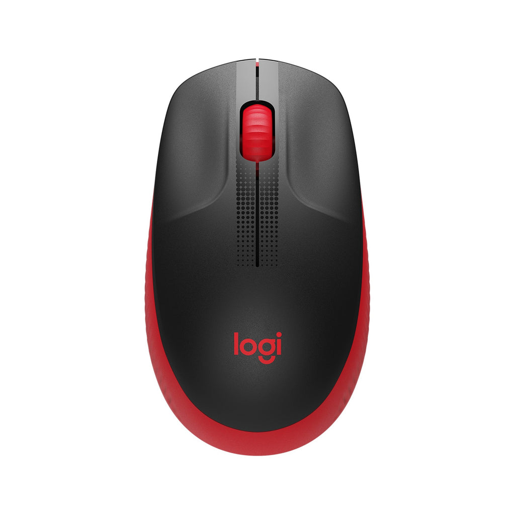 Mouse Inalámbrico Logitech M190 1000 DPI Receptor Nano Rojo
