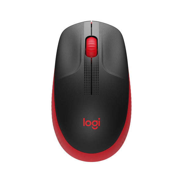 Mouse Inalámbrico Logitech M190 1000 DPI Receptor Nano Rojo