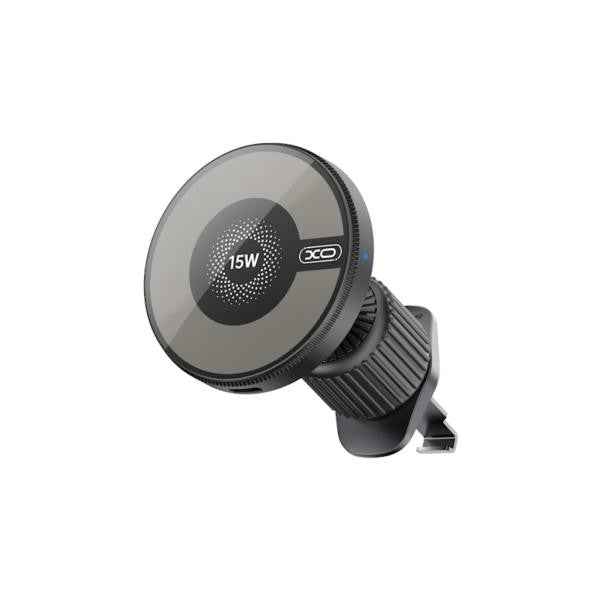 HOLDER CARGADOR INALAMBRICO 15W MODELO CX025 XO NEGRO