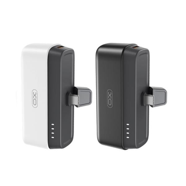 BATERIA DE EMERGENCIA TIPO-C MODELO PRR244 5000MAH XO NEGRO