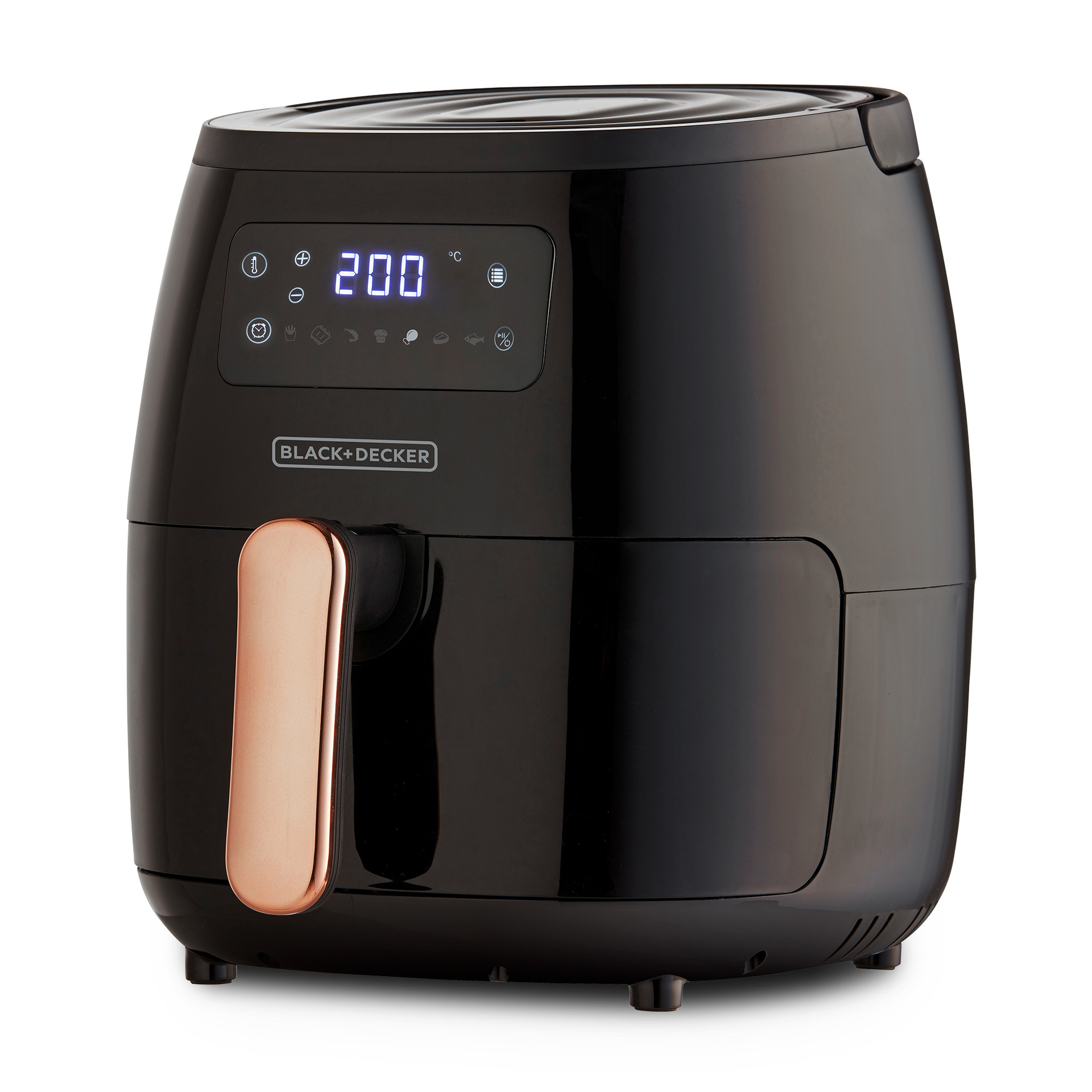 Black + Decker freidora de aire digital 5L negra HFD5055B