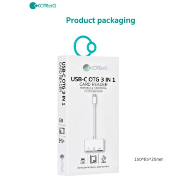 ADAPTADOR OTG USB- C  MODELO 33020 COTECI BLANCO