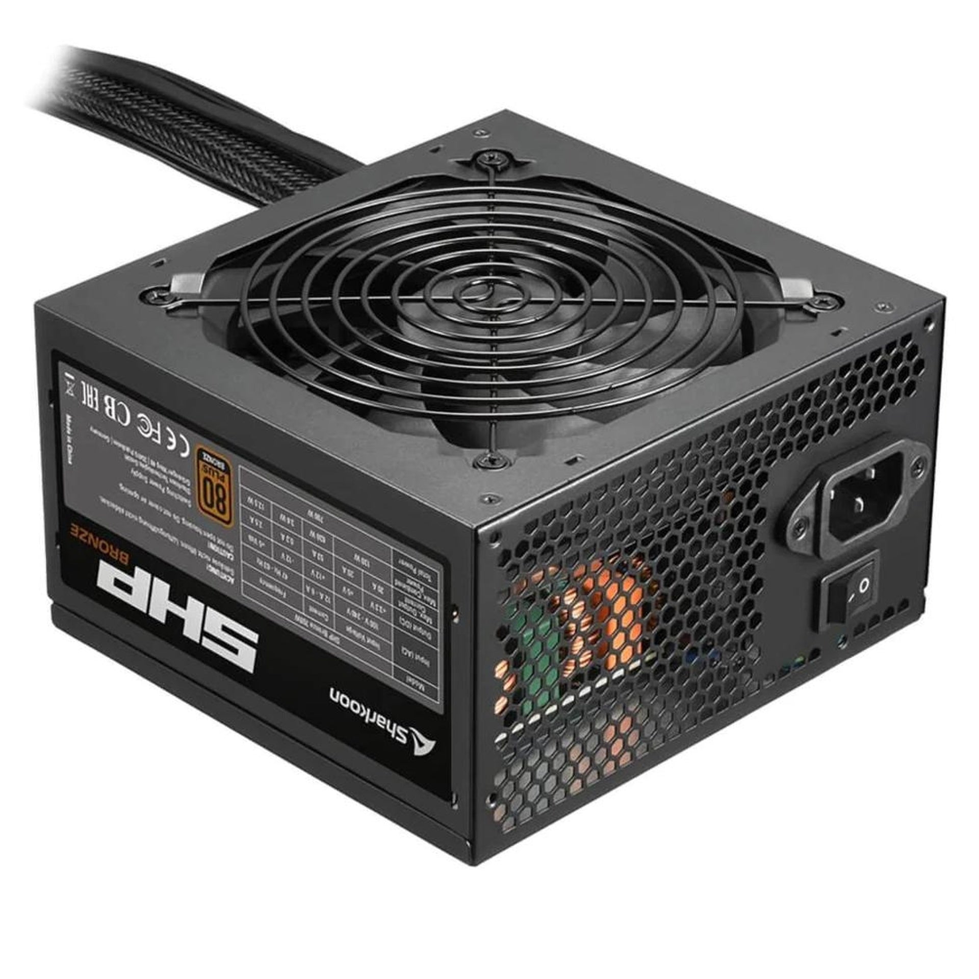 Fuente de Poder Sharkoon SHP Bronze 700W 80 Plus Bronze Imagen principal del producto
