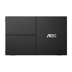 Monitor 15.6" Aoc 16t3e FHD IPS 1920 X 1080 60HZ Portable Conectividad USB-C X 2 Negro