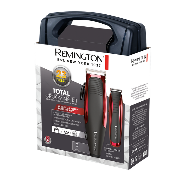 Remington kit cortadora cabello 23 piezas HC1080-MB06-F