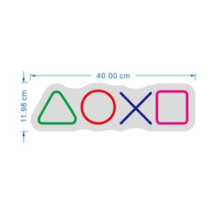 ROTULO LUZ NEON LOGO PLAYSTATION