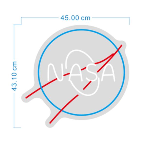ROTULO LUZ NEON NASA