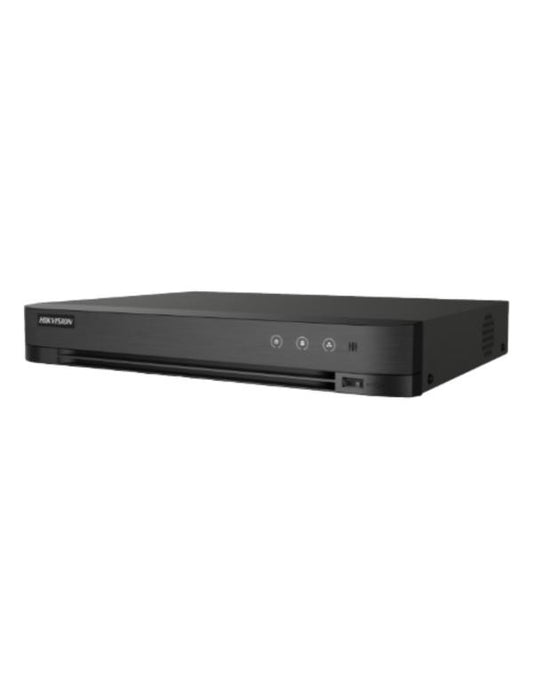 GRABADORA DVR PARA CAMARAS DE VIGILANCIA HIKVISION  4-CH ANALOG.4-CH IP. 8MP/5MP/4MP/1080P/720P. 1 SATA INTERFACE. ACUSENSE  HUMAN/VEHICULO. H.265 PRO . 4 AUDIO?4/1 ALARM I/O  IDS-7204HUHI-M1