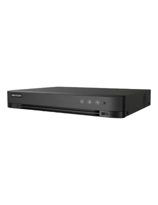 GRABADORA DVR PARA CAMARAS DE VIGILANCIA HIKVISION 8-CH ANALOG.8-CH IP. 8MP/5MP/4MP/1080P/720P. 1 SATA INTERFACE. ACUSENSE HUMAN/VEHICULO. H.265 PRO .4 AUDIO?8/4 ALARM I/OIDS-7208HUHI-M1/S 300227543