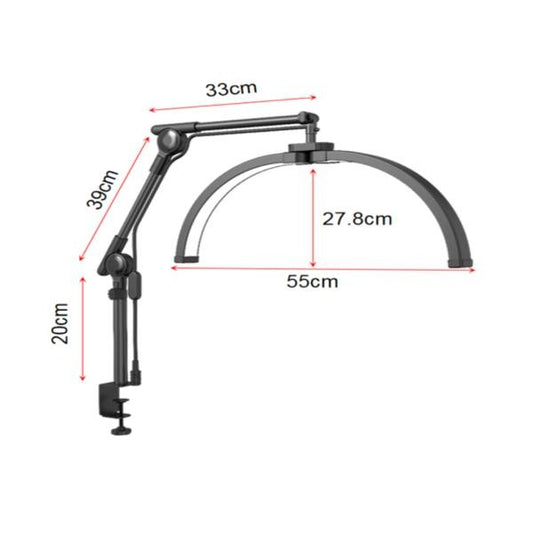 LUZ LED MEDIA LUNA  MODELO F-550B
