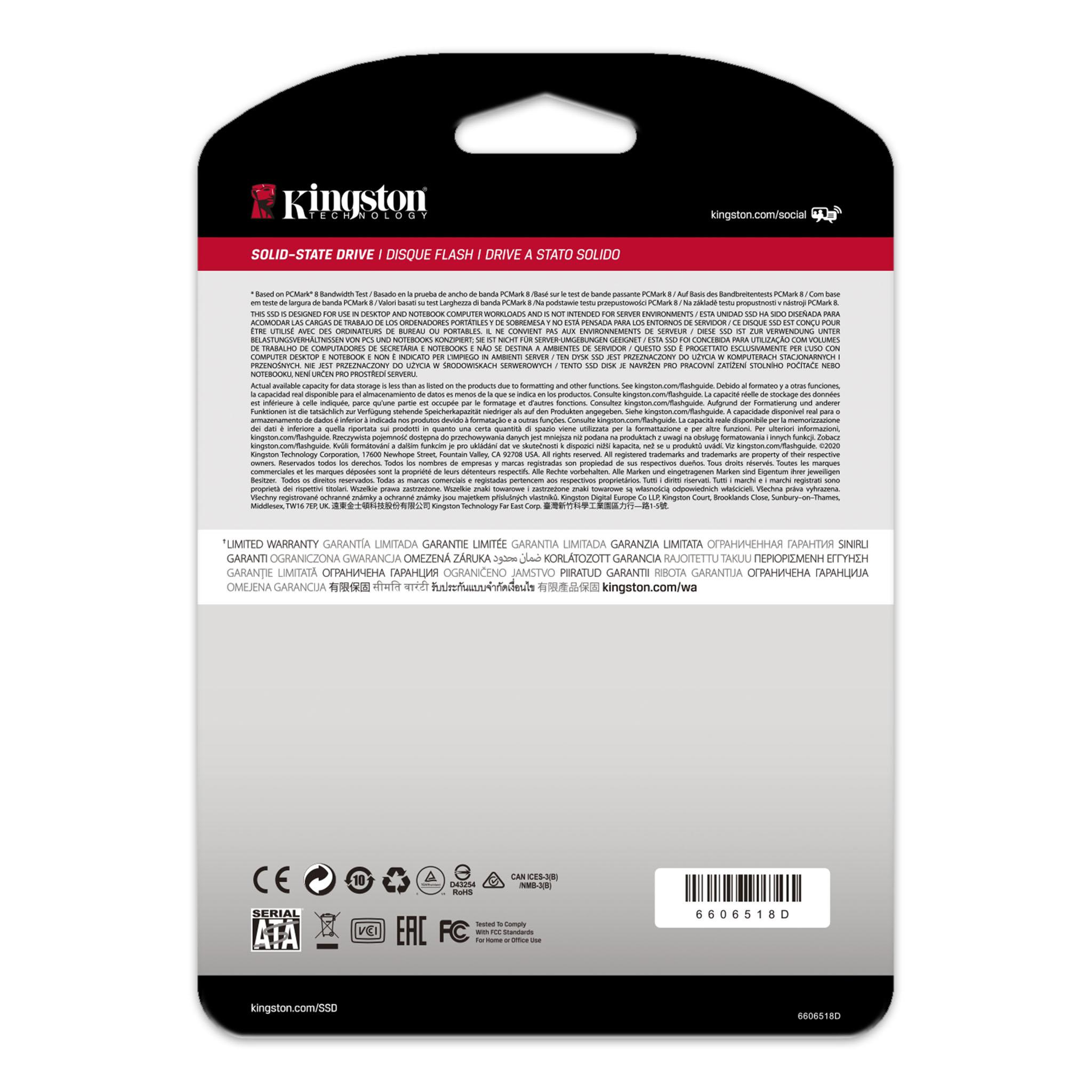 Kingston estado solido SATA SA400S37/960GB