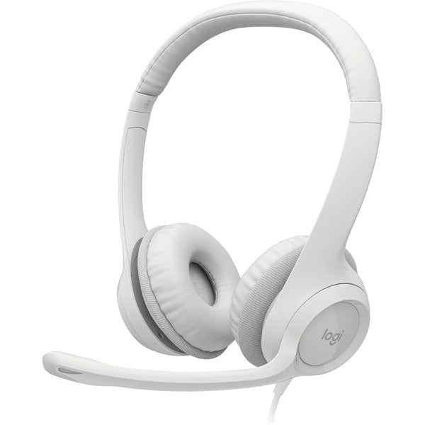 Headset Logitech H390 Blanco Alámbrico USB Audio Digital