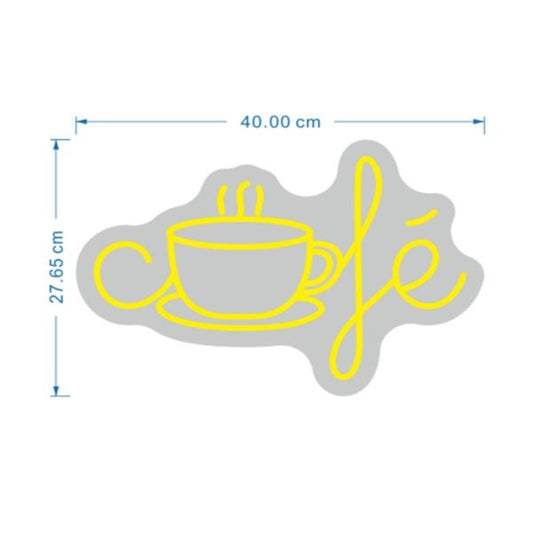 ROTULO LUZ NEON CAFE