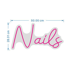 ROTULO LUZ NEON NAILS