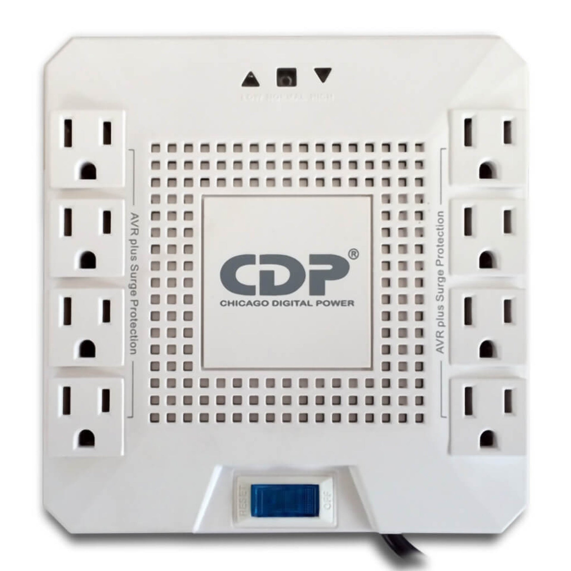 Regulador de Voltaje CDP AVR 120VAC 800VA 8 Tomas R-AVR1808