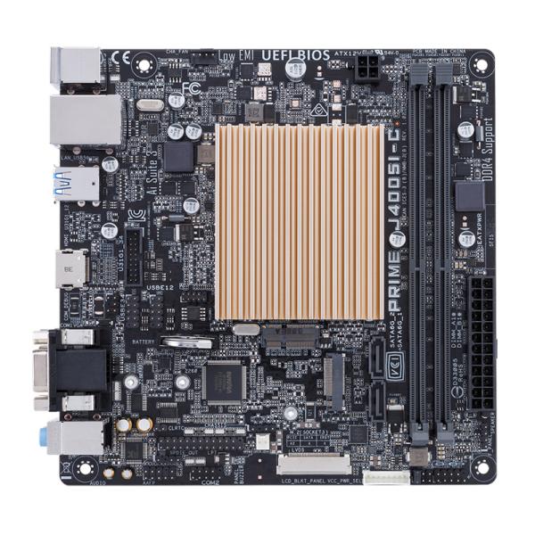 Tarjeta Madre Asus Prime J4005I-C MINI-ITX DDR4 CPU Incorporado - Negro / Blanco