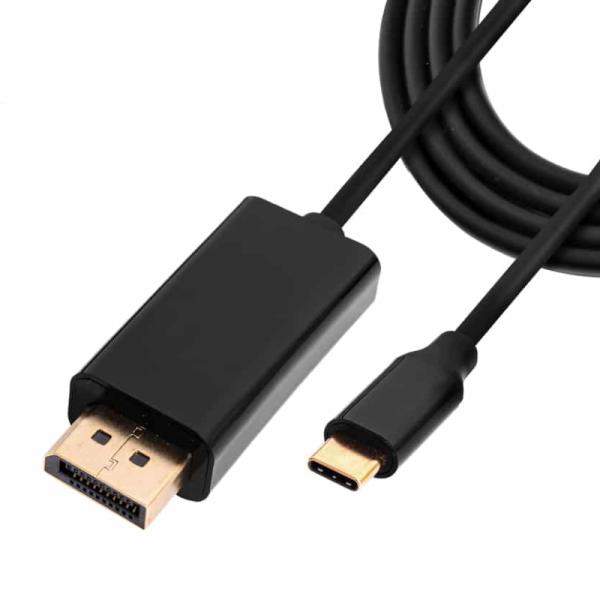 Cable USB-C a Display Port Unno Tekno CB4059BK 4K 10GBPS 1.5m - Negro