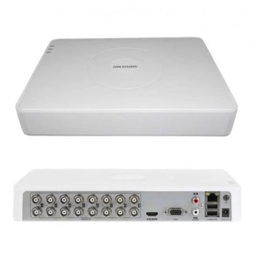 GRABADORA DVR PARA CAMARAS DE VIGILANCIA HIKVISION 16-ch 720p Mini 1U H.265 . HDTVI/AHD/CVI/CVBS/IP. 1 SATA DS-7116HGHI-M1 (STD)(E) 300228936