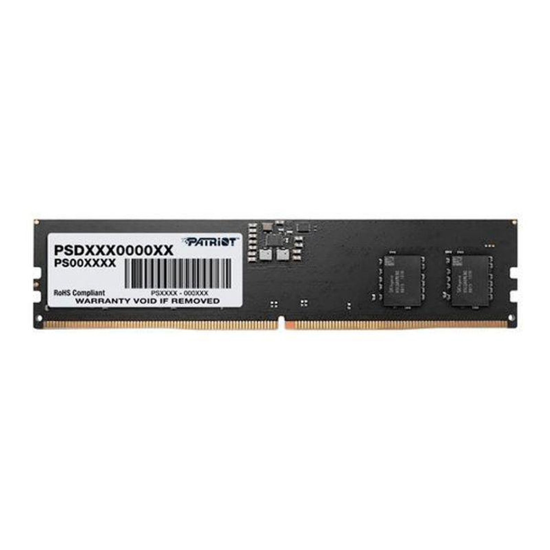 Memoria RAM Patriot 16GB DDR5 4800 MHz CL40 signature Imagen principal del producto