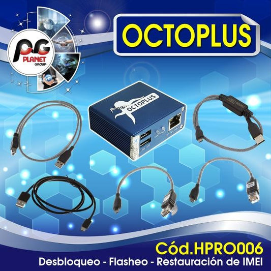 OCTOPLUS Caja Dongle Desbloqueo Flasheo Restauracion de IMEI