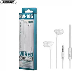 AUDIFONOS MANOS LIBRES  RW-106 BLANCO CONEXION 3.5MM