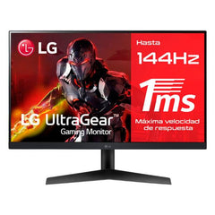 MONITOR LG 24" 24GN60R-B FHD (1920 x 1080) 144MHZ 1MS HDMI DISPLAY PORT  FREESYNC WIDE