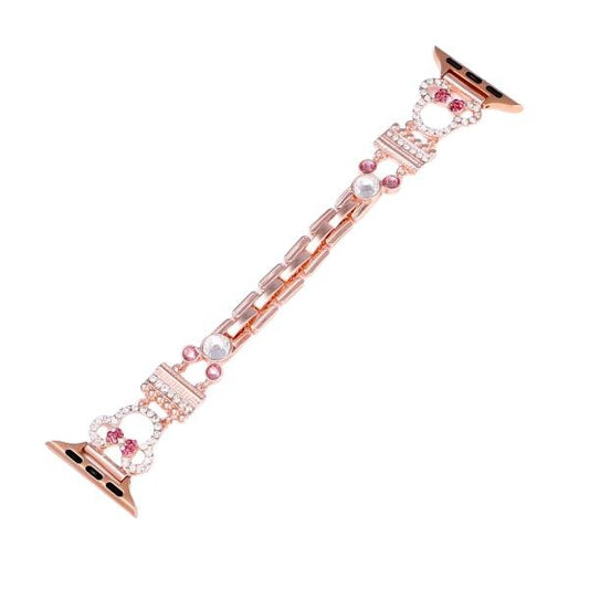 BANDA PARA RELOJ DISEÑO MINNIE/ORO ROSA 38/41 MM
