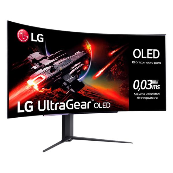 Monitor LG 45" 45GR95QE-B FHD IPS 3440 X1440 240HZ Dp HDMI Oled Curvo