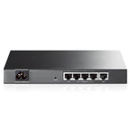 Router de Banda Ancha TP Link Tl-r470t+(un) Cableado 10/100mbps Balance de Carga con 4 Puertos WAN - Negro
