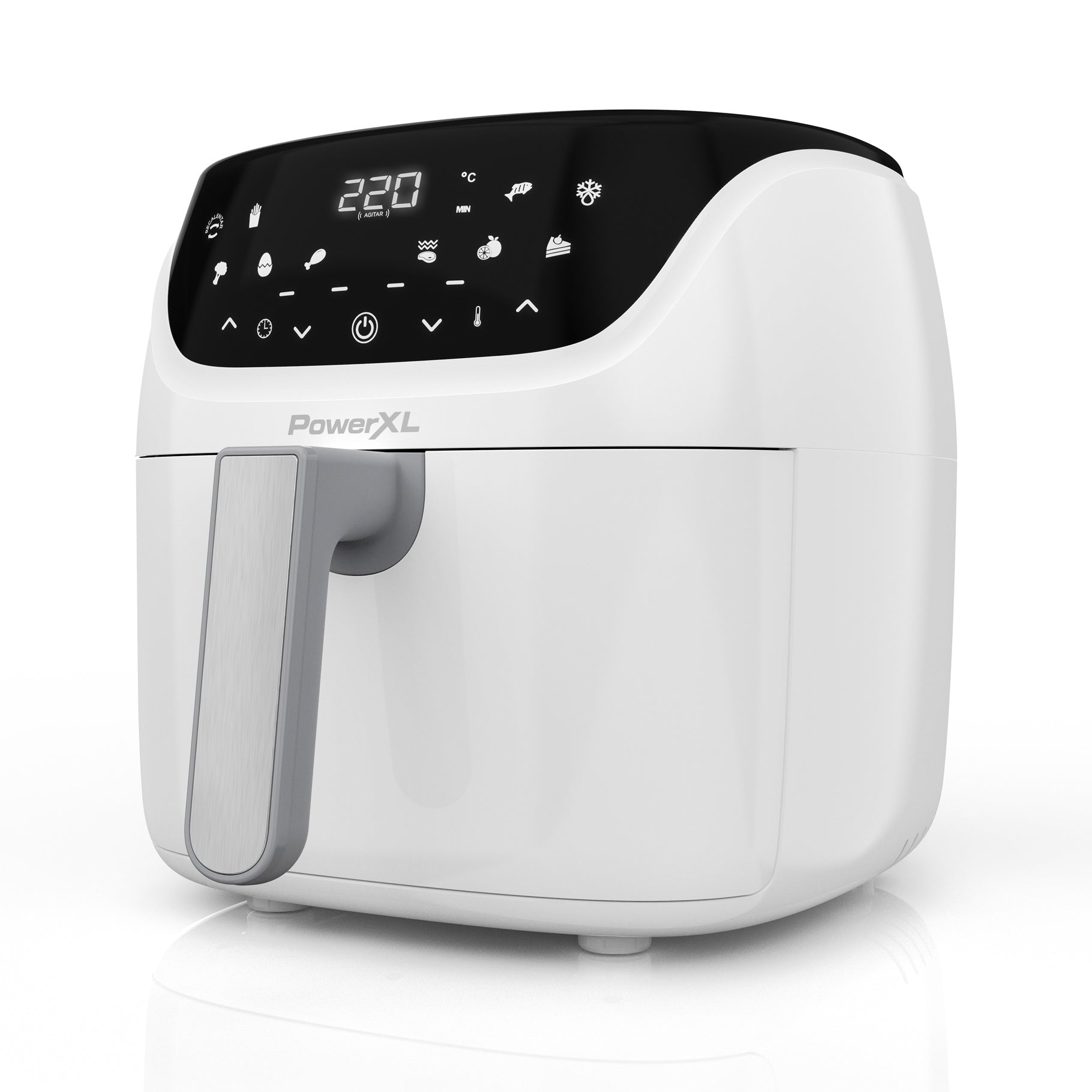 Power XL freidora de aire vortex digital 5.7L blanca AF-E6001-H-LA