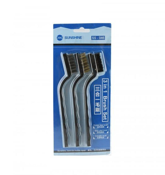 SET DE CEPILLOS 3EN1 ANTIESTATICA SS-046 SUNSHINE