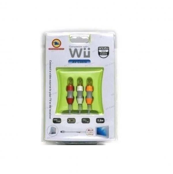 Cable Audio Video (a V) para Wii en Blister