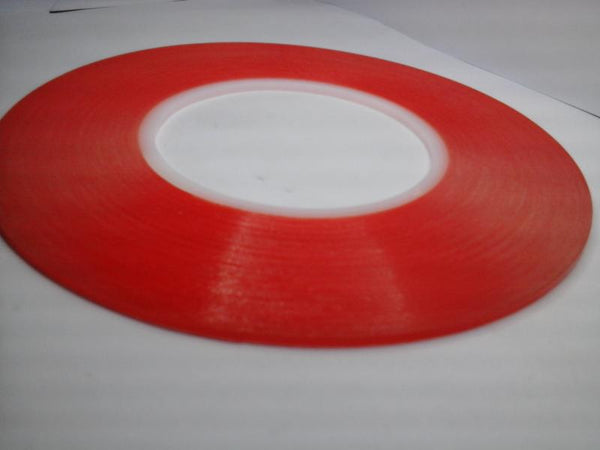 Cinta Adhesiva Doble Cara Sunshine - 3M 2MM Roja