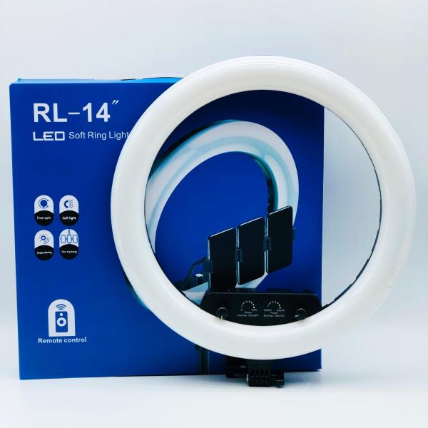 ARO DE LUZ 14 PULGADAS  O 35CM (RL-14) 3 TEMPERATURAS DE LUZ BLANCA
