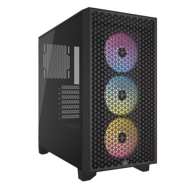 Corsair 3000D RGB Airflow Case Gaming Vidrio Lateral Negro Imagen principal del producto