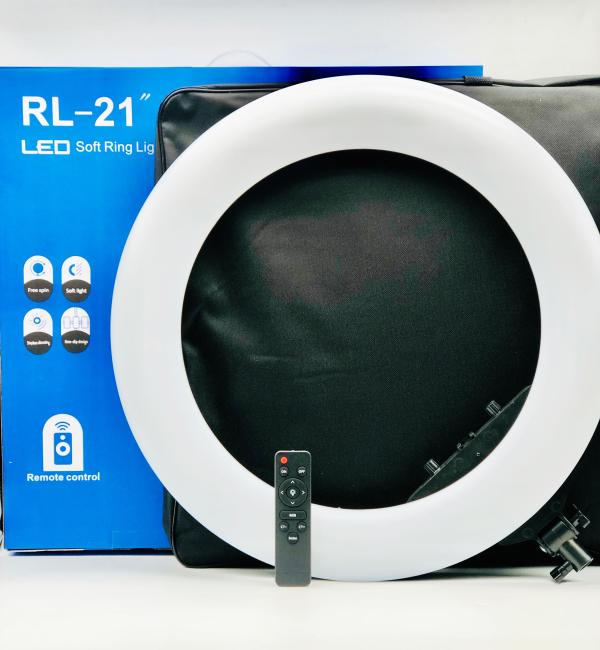 ARO DE LUZ 53 CM O 21 PULGADAS (RL-21) 3 TEMPERATURAS DE LUZ BLANCA