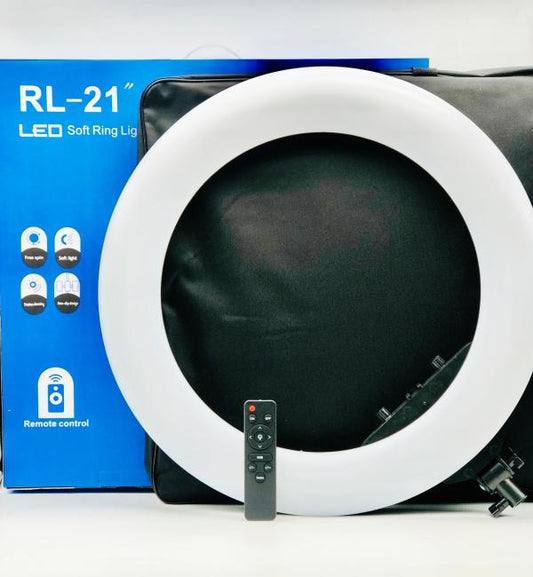 ARO DE LUZ 53 CM O 21 PULGADAS (RL-21) 3 TEMPERATURAS DE LUZ BLANCA