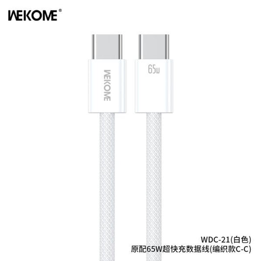 CABLE TIPO C- C  65W MODELO  WDC-21 WEKOME