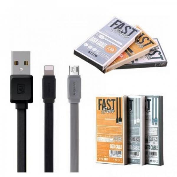 CABLE USB LIGHTNING RC-129I FAST PRO REMAX BLANCO