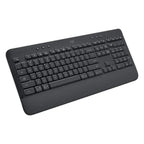 Teclado Logitech K650 Signature Membrana Inalámbrico Bluetooth Inglés 920-010908 - Negro